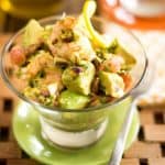 Shrimp Avocado Grapefruit Salad | thehealthyfoodie.com