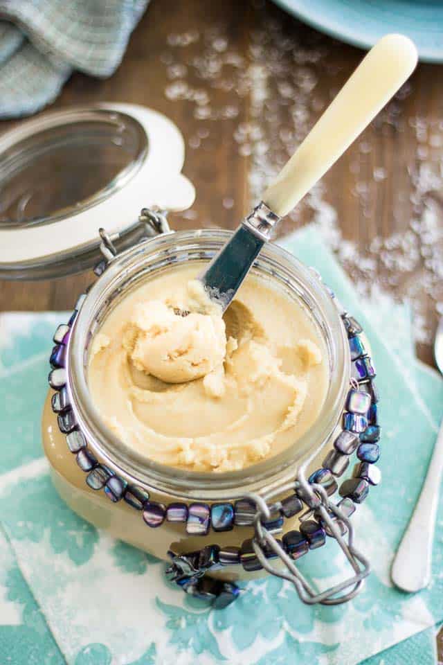 Sweet and Fudgy Coconut Spread | thehealthyfoodie.com