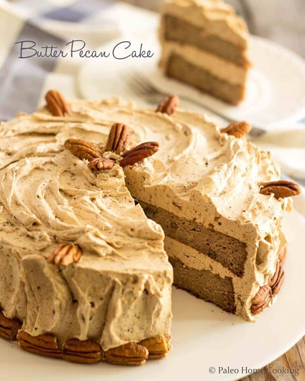 Butter Pecan Cake | thehealthyfoodie.com