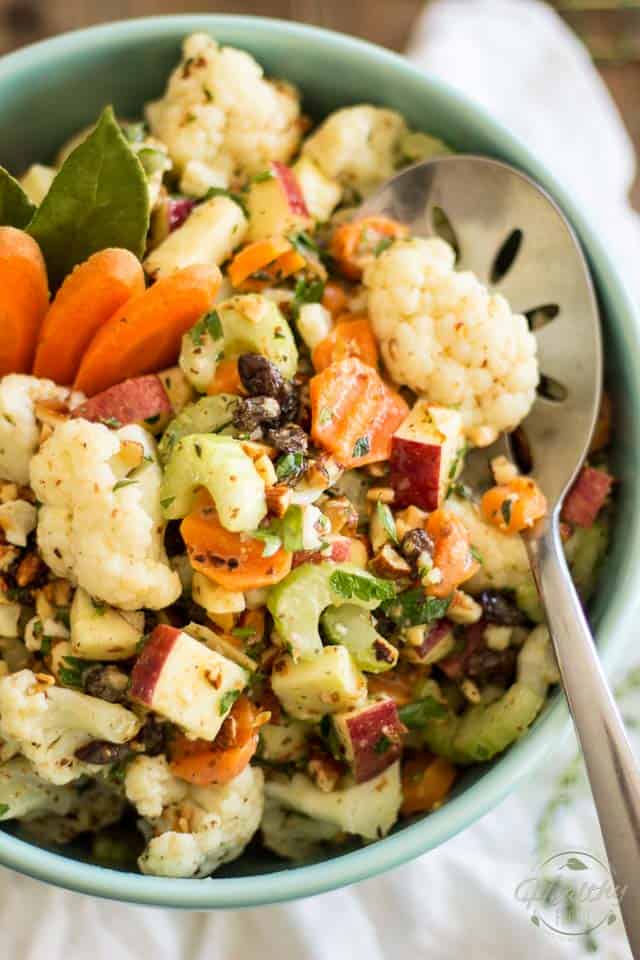 Loaded Cauliflower Salad | thehealthyfoodie.com