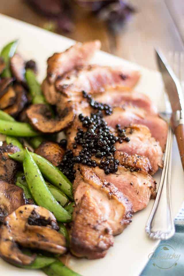 Pan Seared Duck Breast | thehealthyfoodie.com