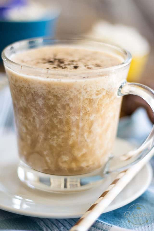 Vanilla Honey Post-Workout Shake | thehealthyfoodie.com