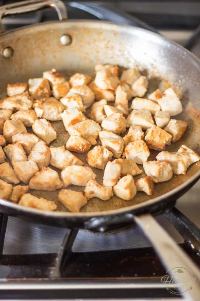 Sweet Potato Chicken Hash | thehealthyfoodie.com