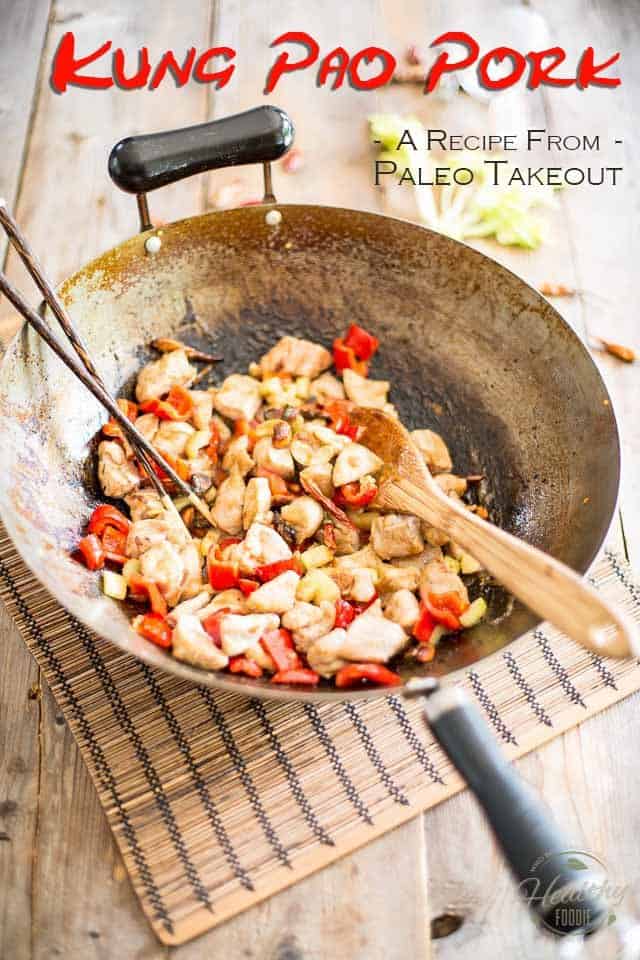 Paleo Kung Pao Pork | thehealthyfoodie.com