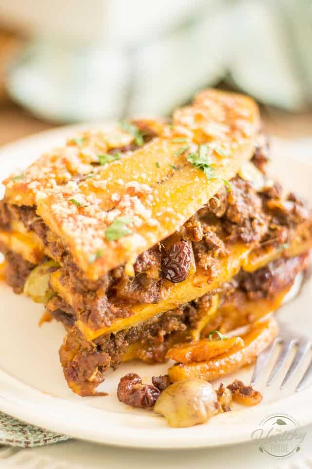 Pastelon de Platano Maduro | thehealthyfoodie.com