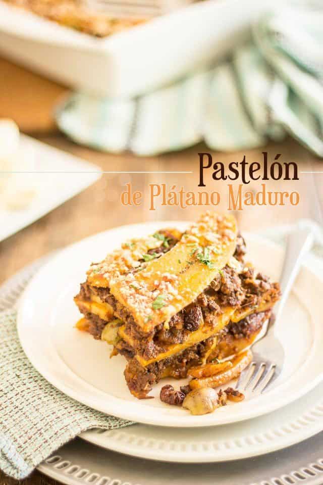 Pastelon de Platano Maduro | thehealthyfoodie.com