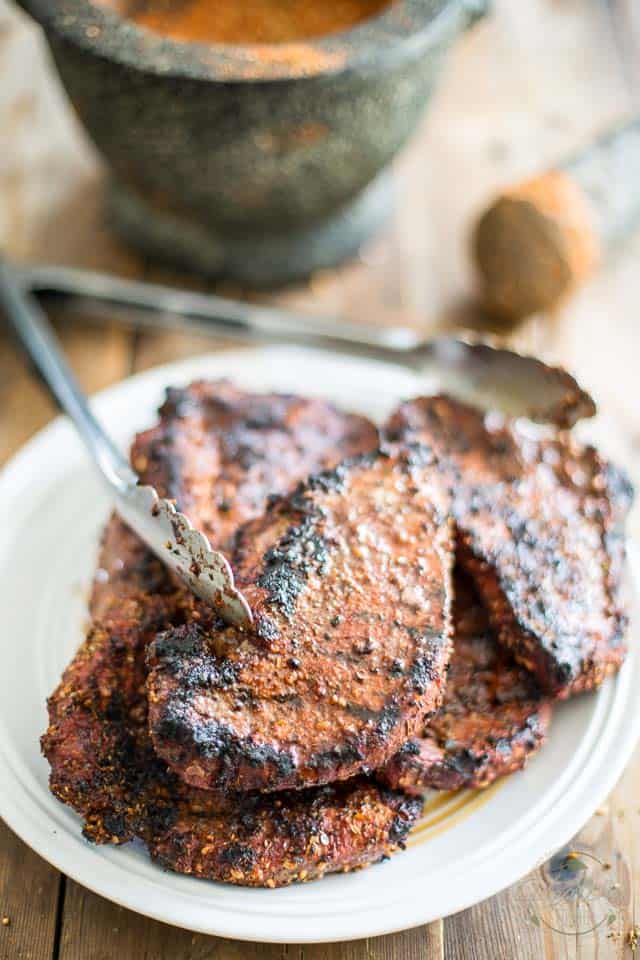 Braised Sirloin Steaks | thehealthyfoodie.com
