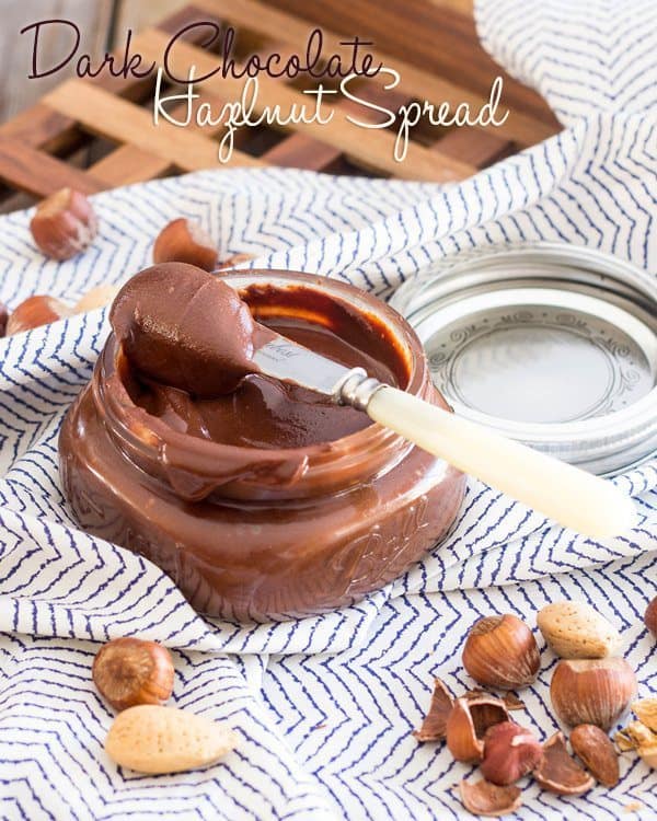 Dark Chocolate Hazelnut Spread | thehealthyfoodie.com