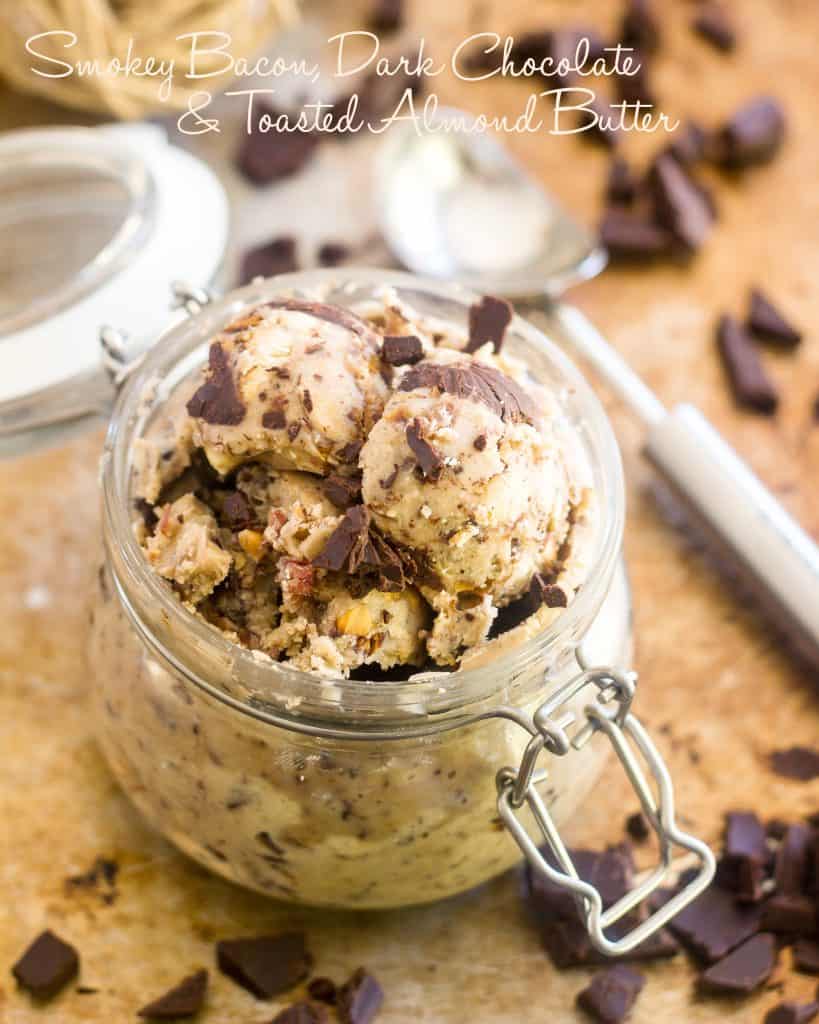 Bacon Chocolate Almond Butter | thehealthyfoodie.com