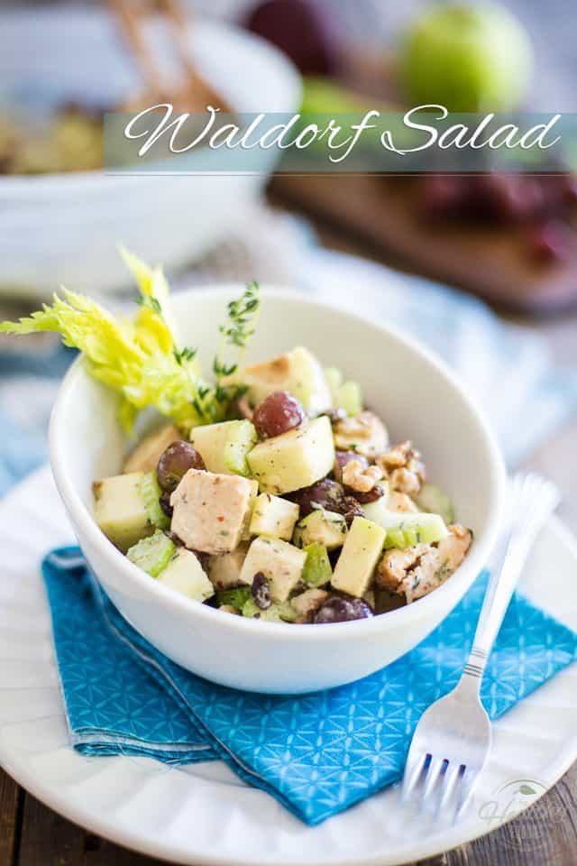 Waldorf Salad | thehealthyfoodie.com