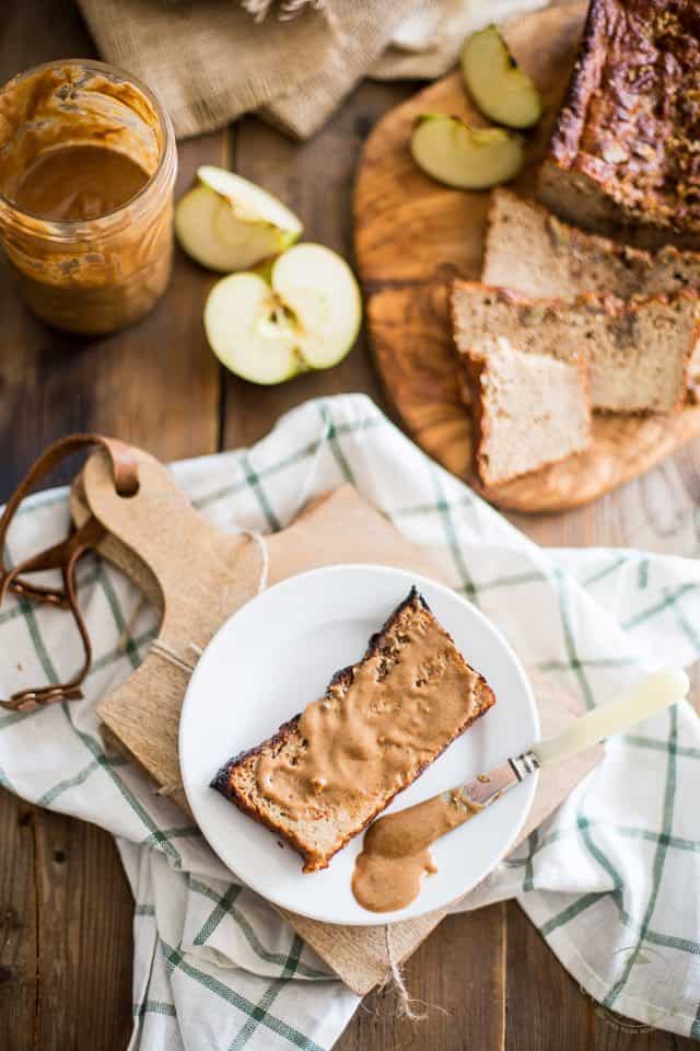 High Protein Apple Pecan Bread | theheatlhyfoodie.com