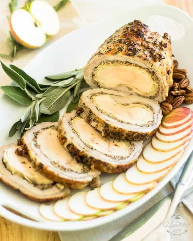 Apple Pecan Porc au Coq | thehealthyfoodie.com