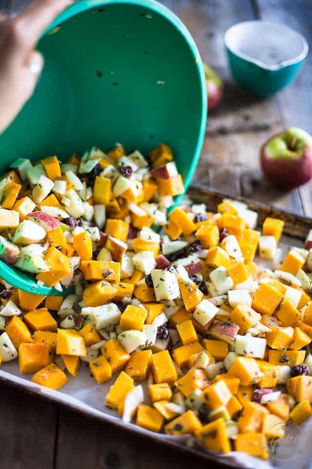 Butternut Squash and Apple Casserole | thehealthyfoodie.com