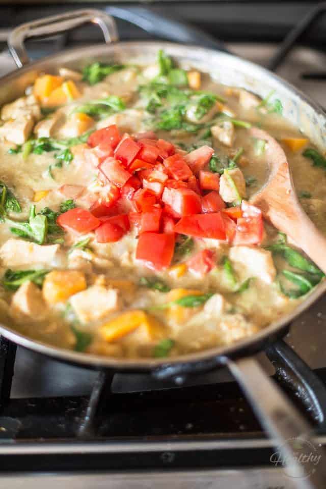 Butternut Squash Chicken Curry | thehealthyfoodie.com