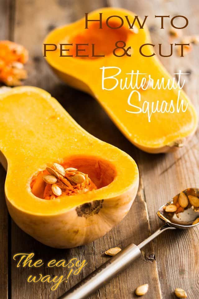 How to Peel and Cut Butternut Squash | thehealthyfoodie.com