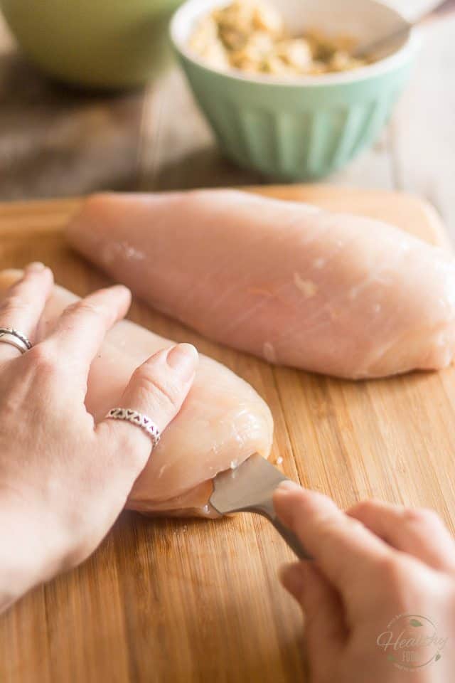 Sweet Potato Wrapped Chicken Breasts | thehealthyfoodie.com