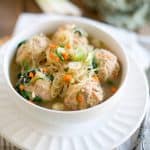 Meatball Noodle Soup | thehealthyfoodie.com