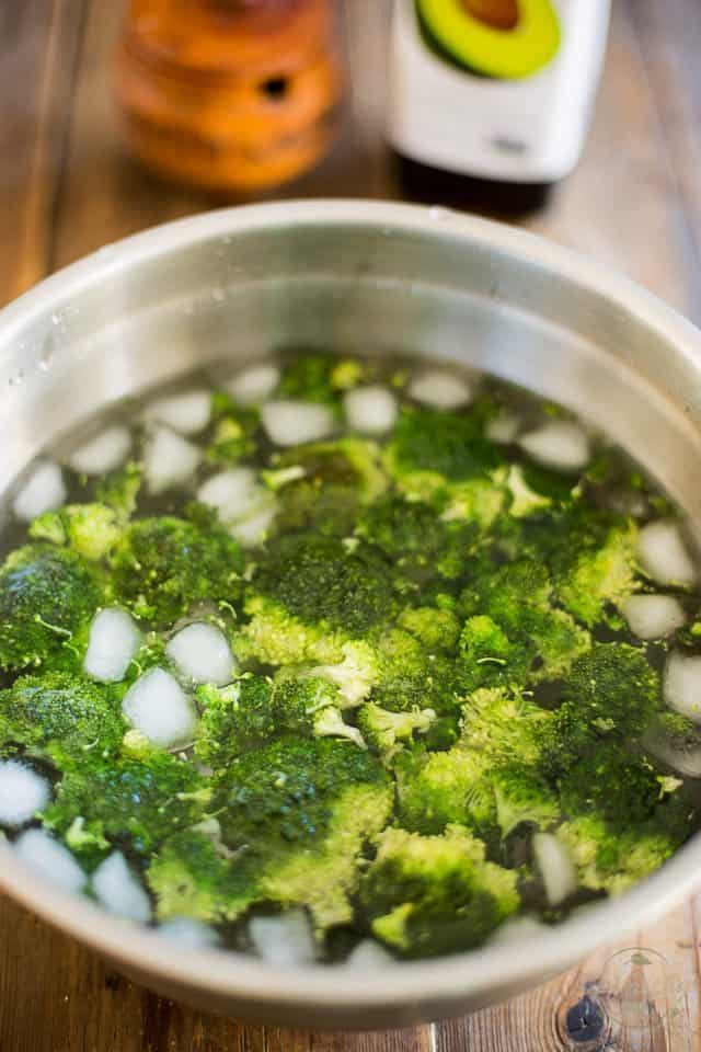 Oven Roasted Broccoli Salad | thehealthyfoodie.com