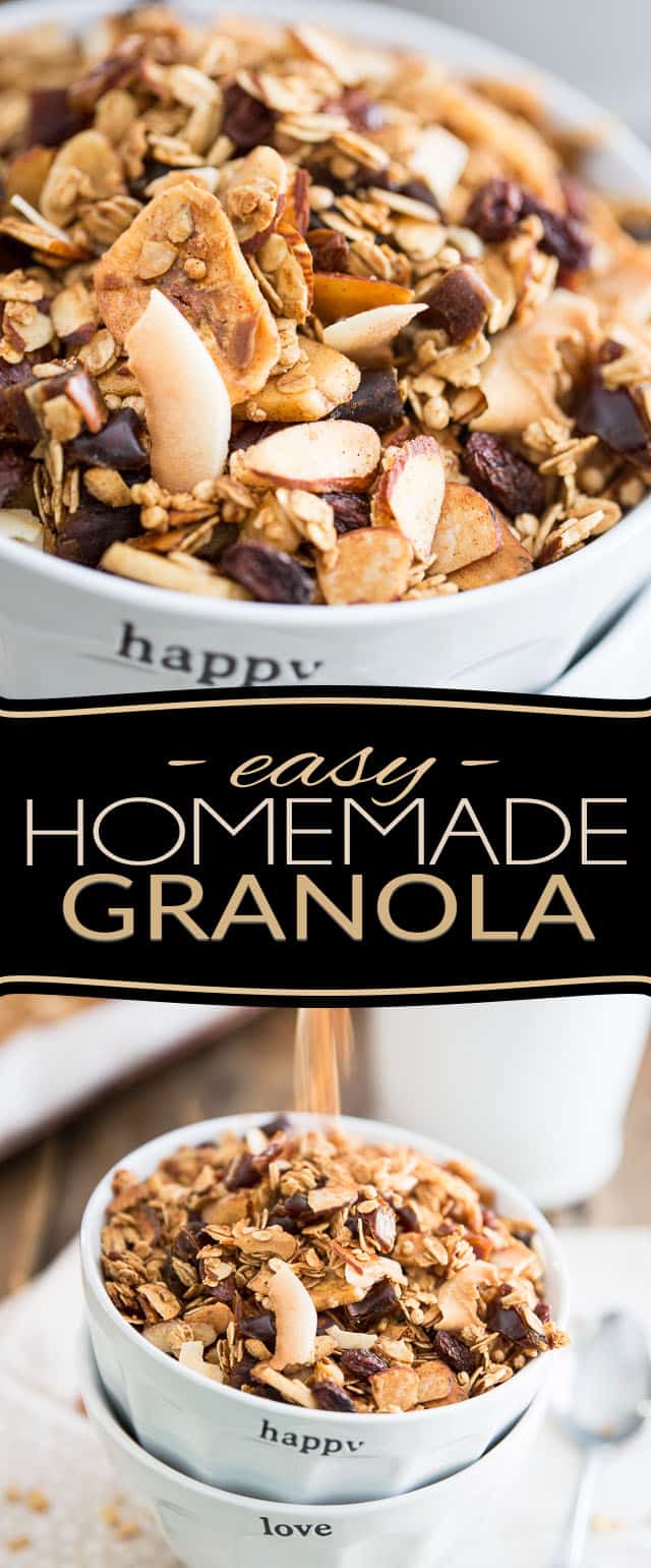 Easy Homemade Granola • The Healthy Foodie