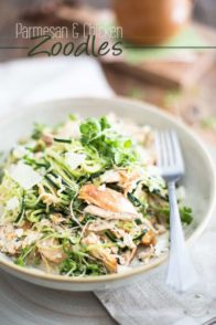 Ready in no time, this Parmesan and Chicken Zoodles recipe is as refreshing to the taste buds as it is pleasing to the eyes! 