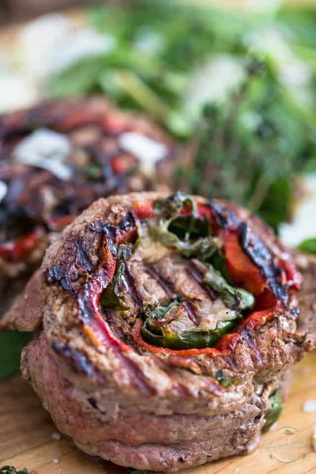 Beef Pinwheels | thehealthyfoodie.com