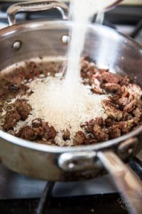Lebanese Lamb Rice • The Healthy Foodie