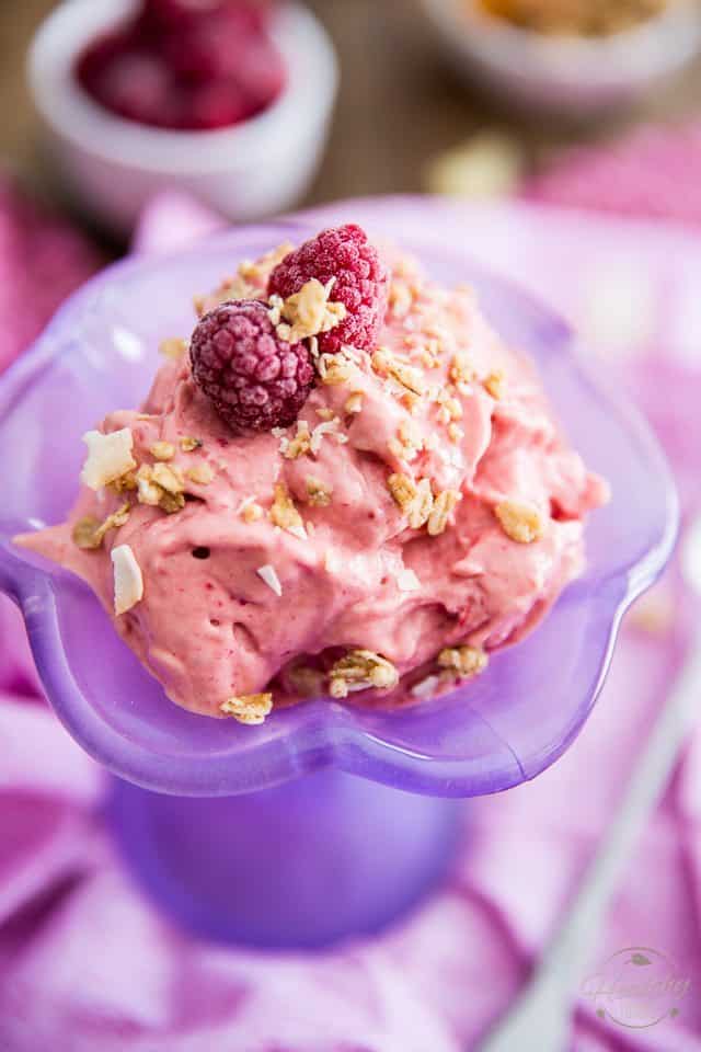 High Protein Frozen Yogurt | thehealthyfoodie.com