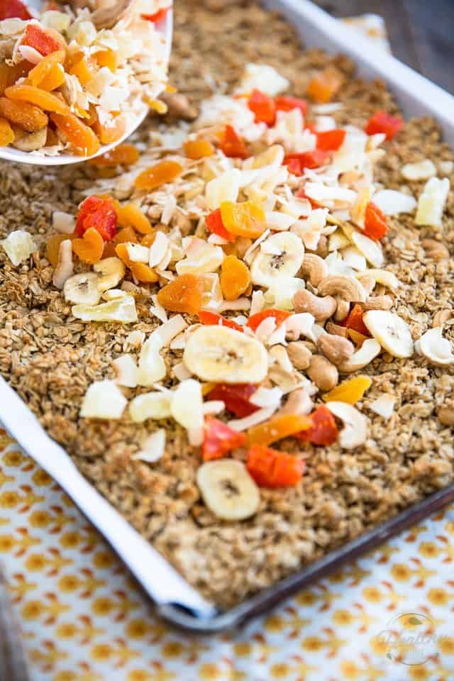 Tropical Granola Clusters | thehealthyfoodie.com