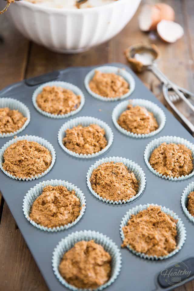 Bran and Date Muffins | thehealthyfoodie.com