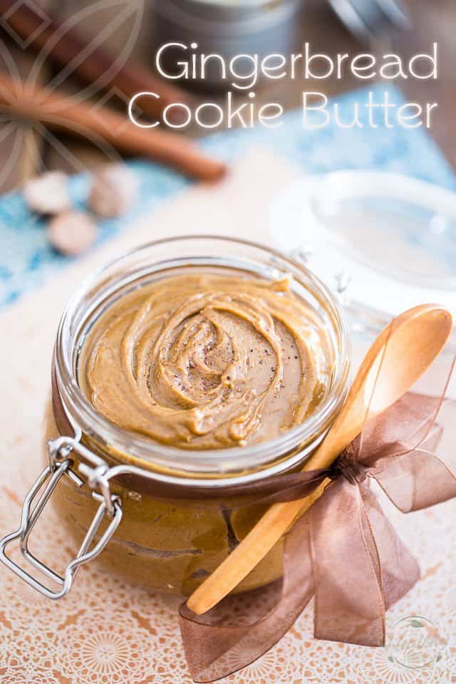 Gingerbread Cookie Butter | thehealthyfoodie.com