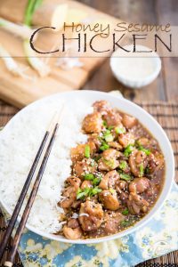 This Honey Sesame Chicken is super easy and quick to make, yet it's so good, it totally rivals with the food served in some of the best restaurants!