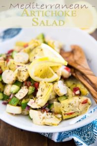 Mediterranean Artichoke Salad | thehealthyfoodie.com