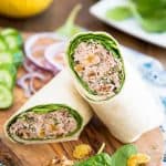 Tuna Wrap | thehealthyfoodie.com