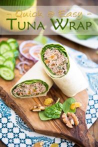 Tuna Wrap | thehealthyfoodie.com