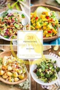 Summer Sides and Salads Recipe Roundup | thehealthyfoodie.com