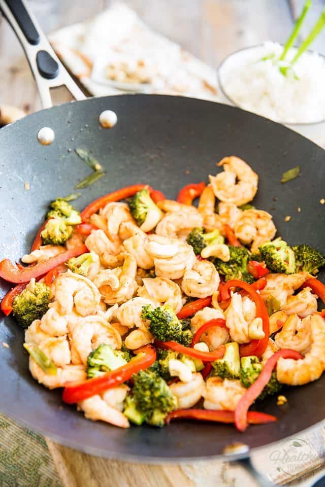 Sauteed Shrimp Broccoli | thehealthyfoodie.com