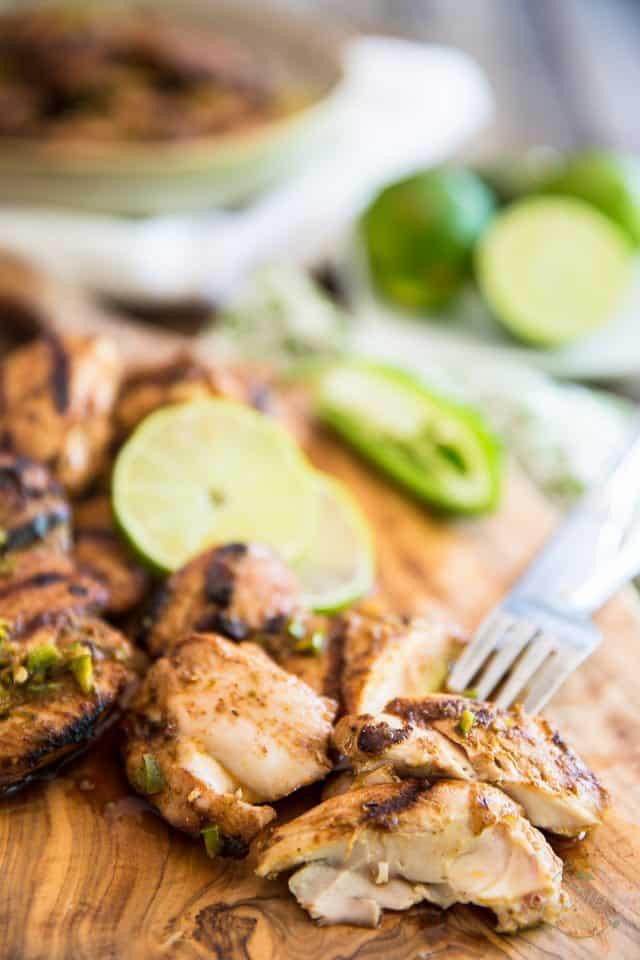 Chili Lime Grilled Chicken | thehealthyfoodie.com
