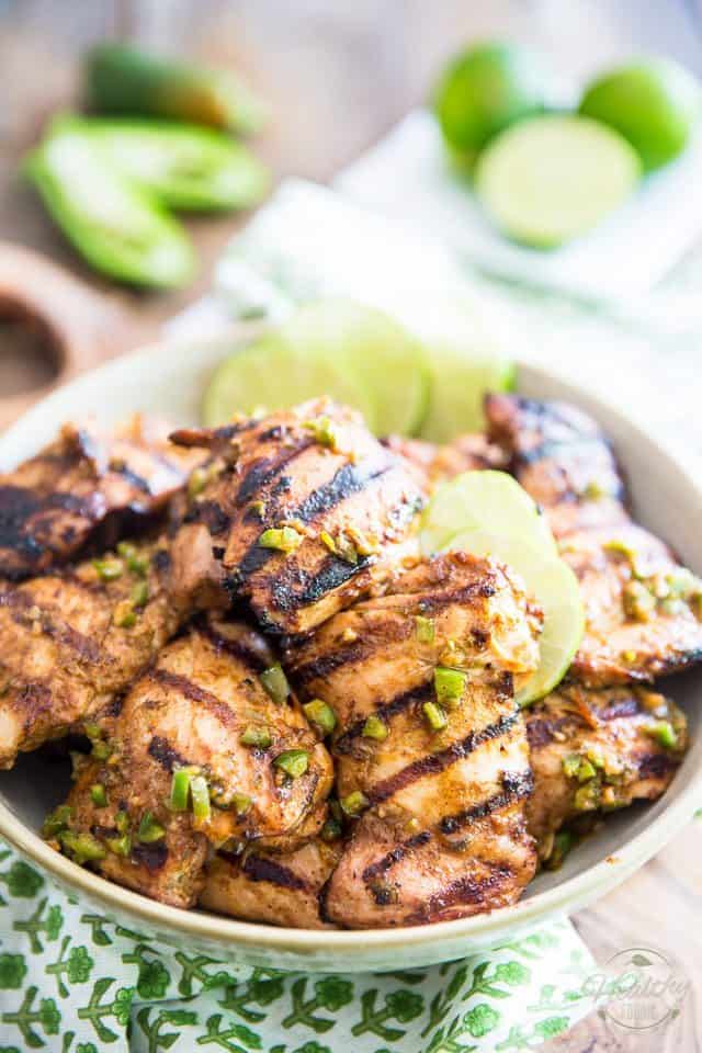 Chili Lime Grilled Chicken | thehealthyfoodie.com