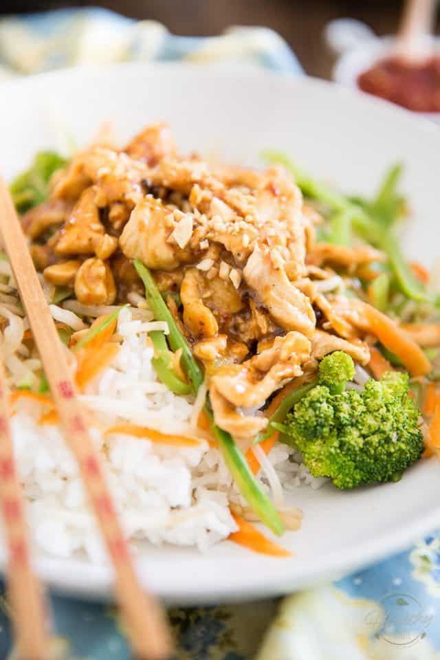 This Spicy Peanut Chicken Teriyaki is at least a hundred times better than the one I usually order at my favorite Teriyaki restaurant. Plus, it's so easy to make, I'm thinking I'll always make my own from now on! 