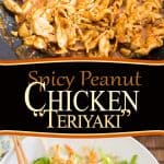 This Spicy Peanut Chicken Teriyaki is at least a hundred times better than the one I usually order at my favorite Teriyaki restaurant. Plus, it's so easy to make, I'm thinking I'll always make my own from now on!