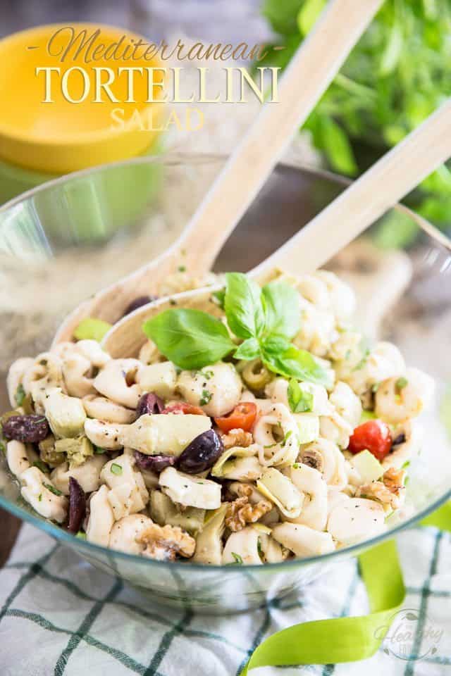 This Mediterranean Tortellini Salad is quick and easy to prepare and can be enjoyed on it's own for a meatless meal, or as a side with your favorite grilled meat! 