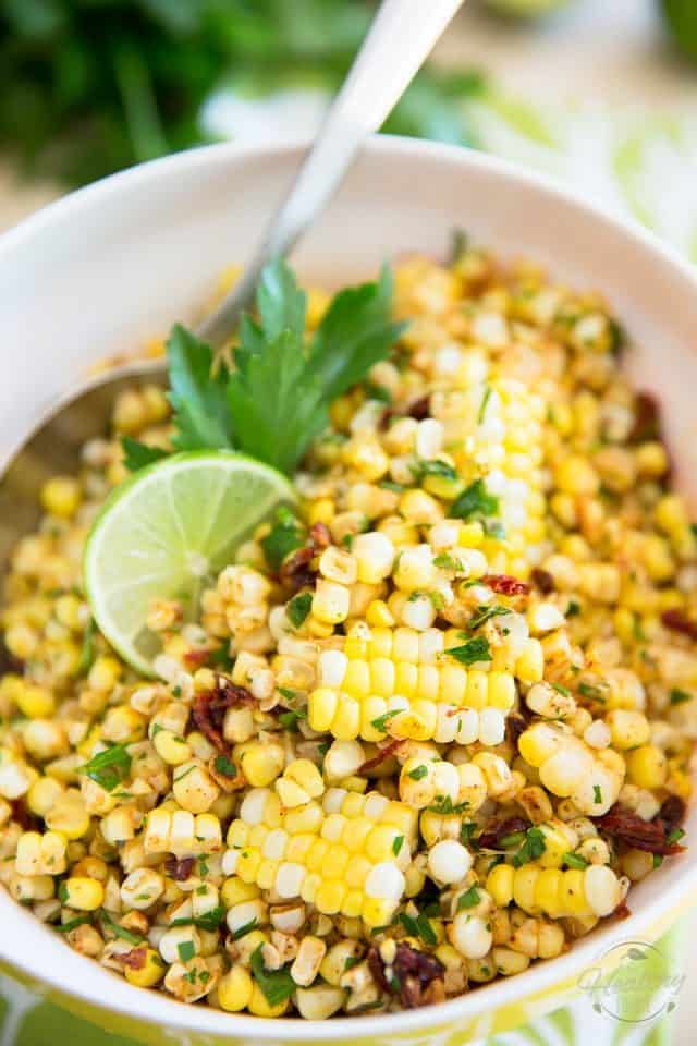 Refreshingly delicious and pleasantly spicy, this Chili Lime Corn Salad is so crazy good and tasty, you'll never again wonder what to do with your leftover corn. 