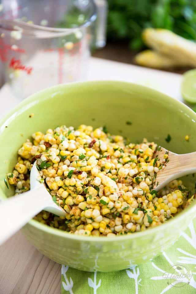 Refreshingly delicious and pleasantly spicy, this Chili Lime Corn Salad is so crazy good and tasty, you'll never again wonder what to do with your leftover corn. 