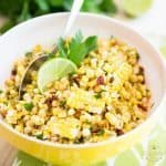 Refreshingly delicious and pleasantly spicy, this Chili Lime Corn Salad is so crazy good and tasty, you'll never again wonder what to do with your leftover corn.