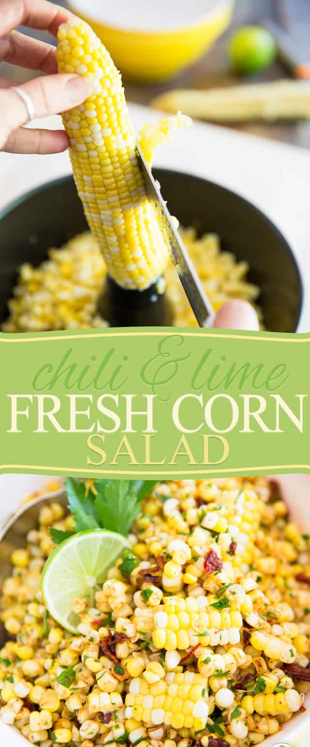 Chili Lime Corn Salad • The Healthy Foodie
