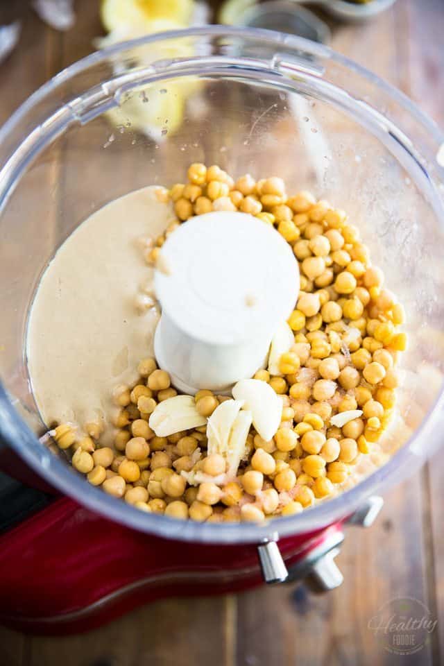 Quick Olive Hummus by Sonia! The Healthy Foodie | Step-by-step instructions on thehealthyfoodie.com