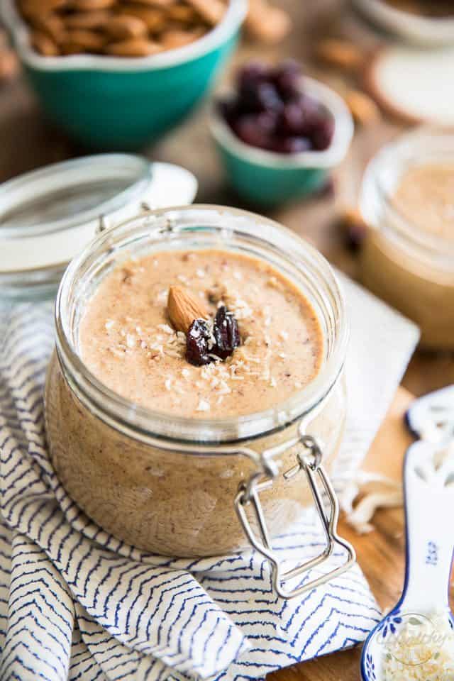 Put a little bit of sunshine in your day with this Coconut Cranberry Almond Butter; it tastes like a sunny breezy tropical island on a spoon! 