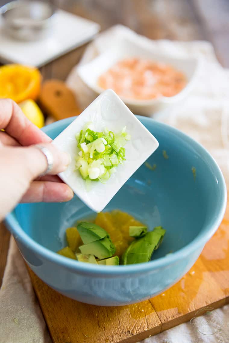 Citrus Avocado Salmon Ceviche by Sonia! The Healthy Foodie | Step-by-step instructions on thehealthyfoodie.com