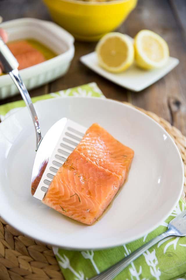 Salmon Confit by The Healthy Foodie | Step-by-step instructions on thehealthyfoodie.com