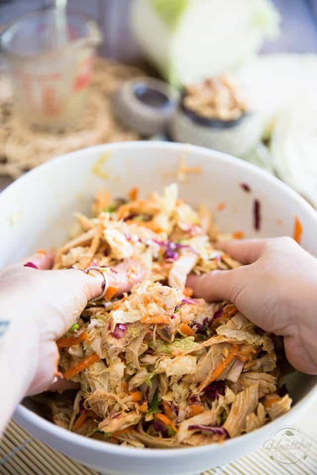 Highly nutritious, filling and satisfying, this Shredded Chicken Salad has a delicious Asian flavor profile that'll have you coming back for more! 